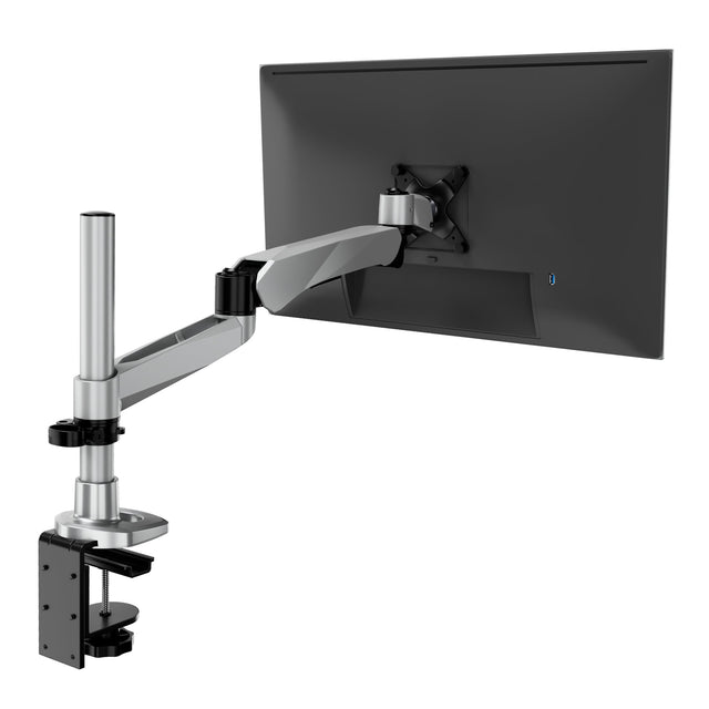 Monitor Mount - CLiX Series Full Motion Single Monitor Desk Mount with Gas Spring Arm - Mount-It! -