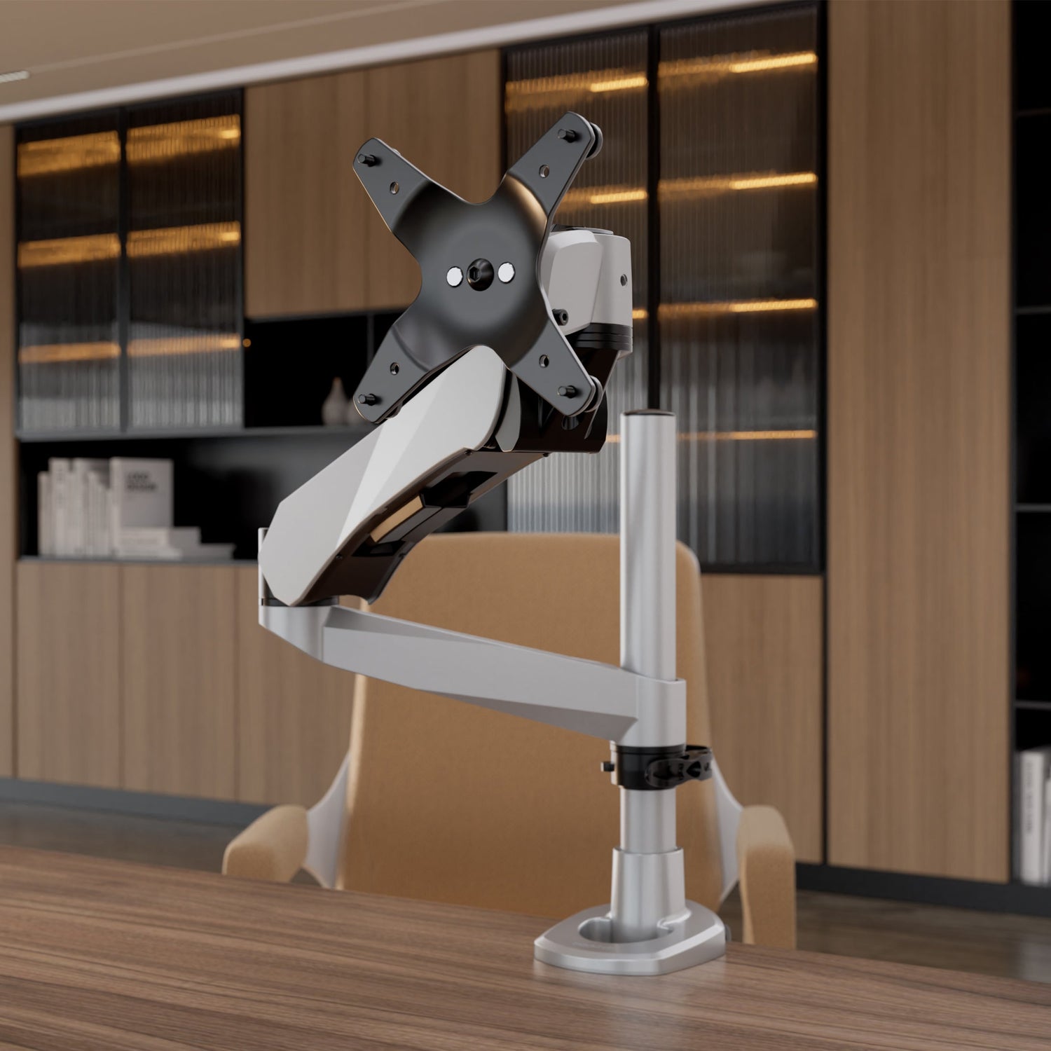 Monitor Mount - CLiX Series Full Motion Single Monitor Desk Mount with Gas Spring Arm - Mount-It! -