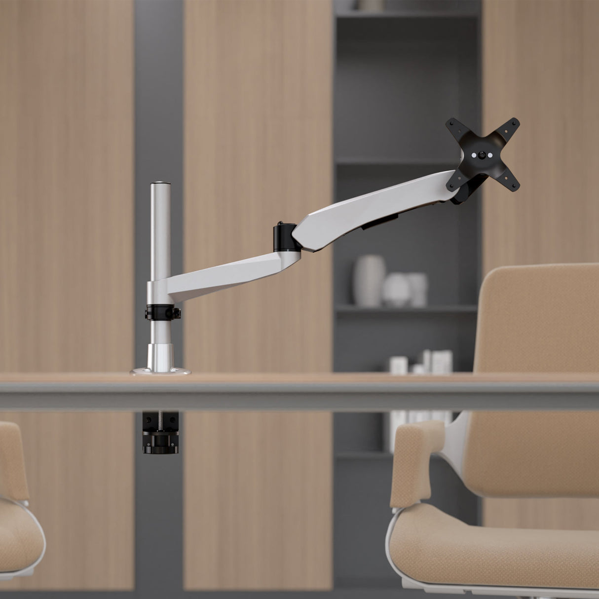 Full Motion Single Monitor Desk Mount with Gas Spring Arm Monitor Mount - CLiX Series Full Motion Single Monitor Desk Mount with Gas Spring Arm - Mount-It! -