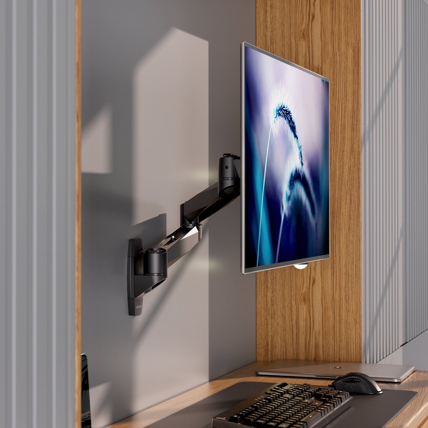 Monitor Mount - CLiX Series Full Motion Single Monitor Wall Mount - Mount-It! -