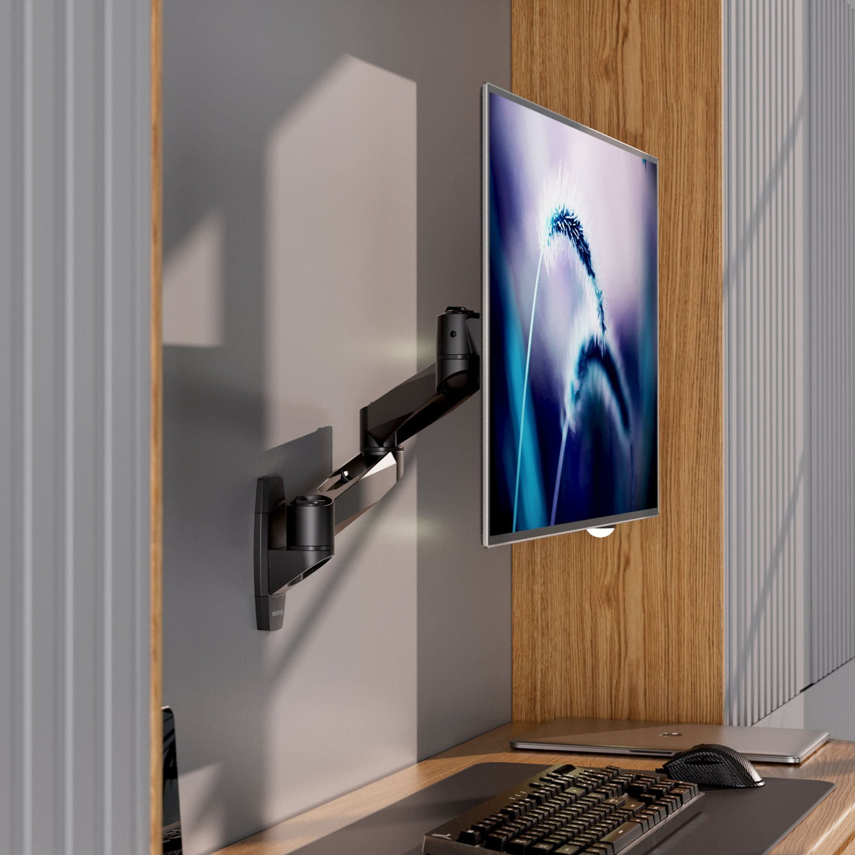 Monitor Mount - CLiX Series Full Motion Single Monitor Wall Mount - Mount-It! -
