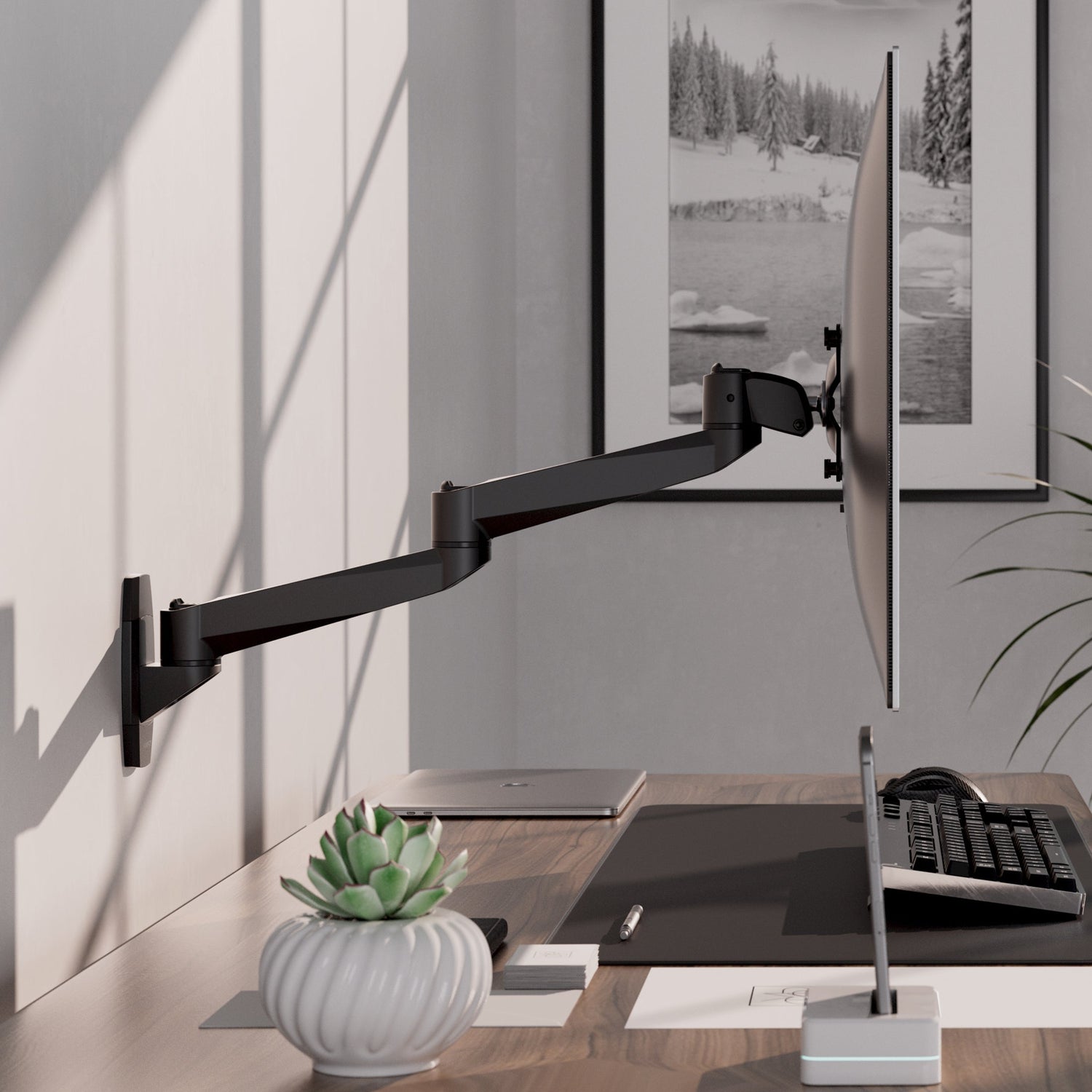 Monitor Mount - CLiX Series Full Motion Single Monitor Wall Mount - Mount-It! -