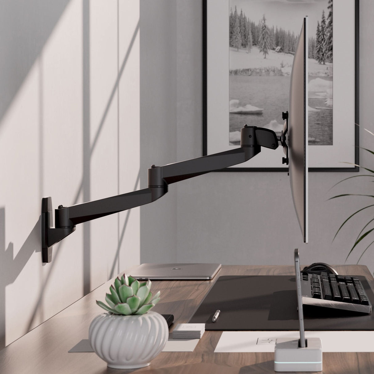 Monitor Mount - CLiX Series Full Motion Single Monitor Wall Mount - Mount-It! -