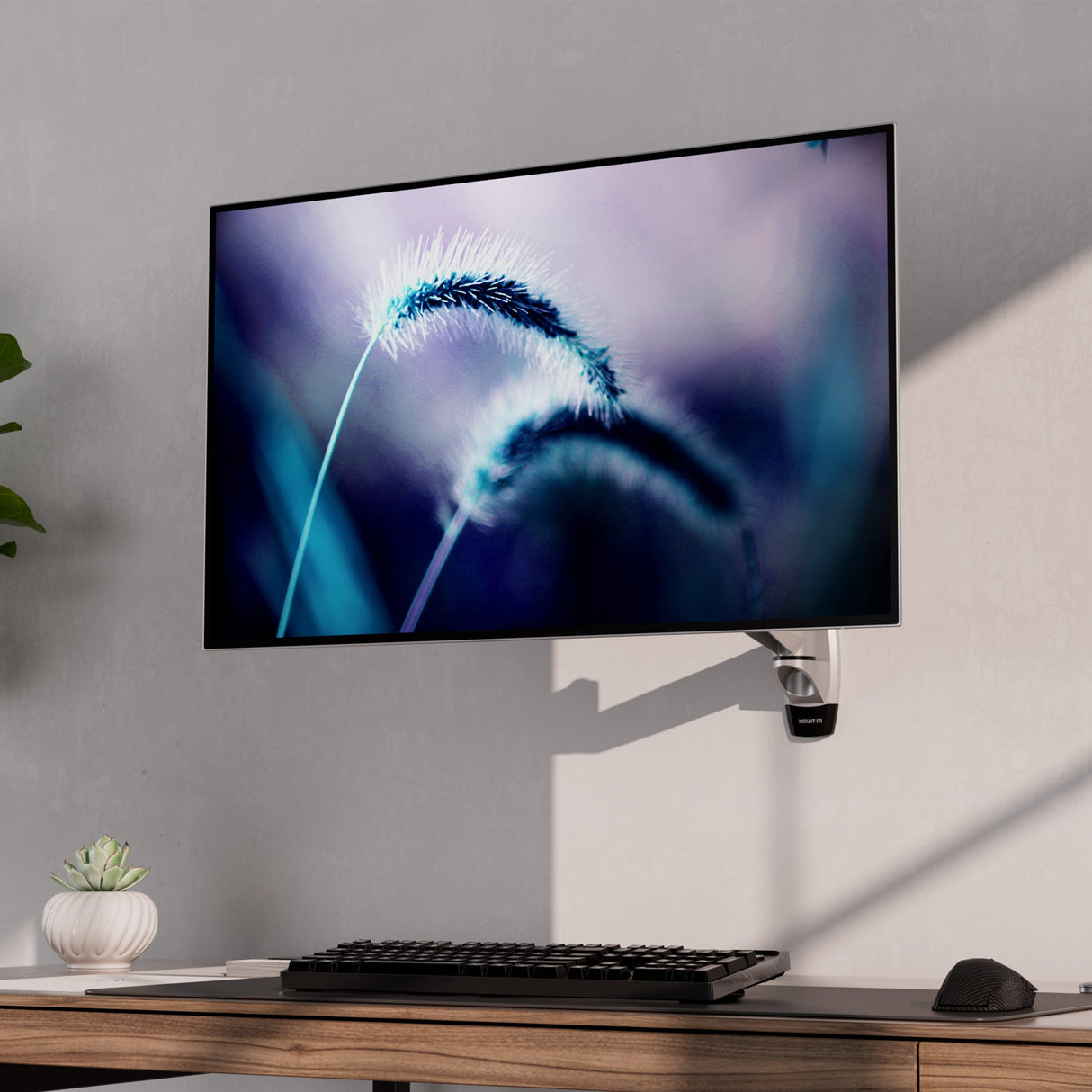 Full Motion Single Monitor Wall Mount Monitor Mount - CLiX Series Full Motion Single Monitor Wall Mount - Mount-It! -