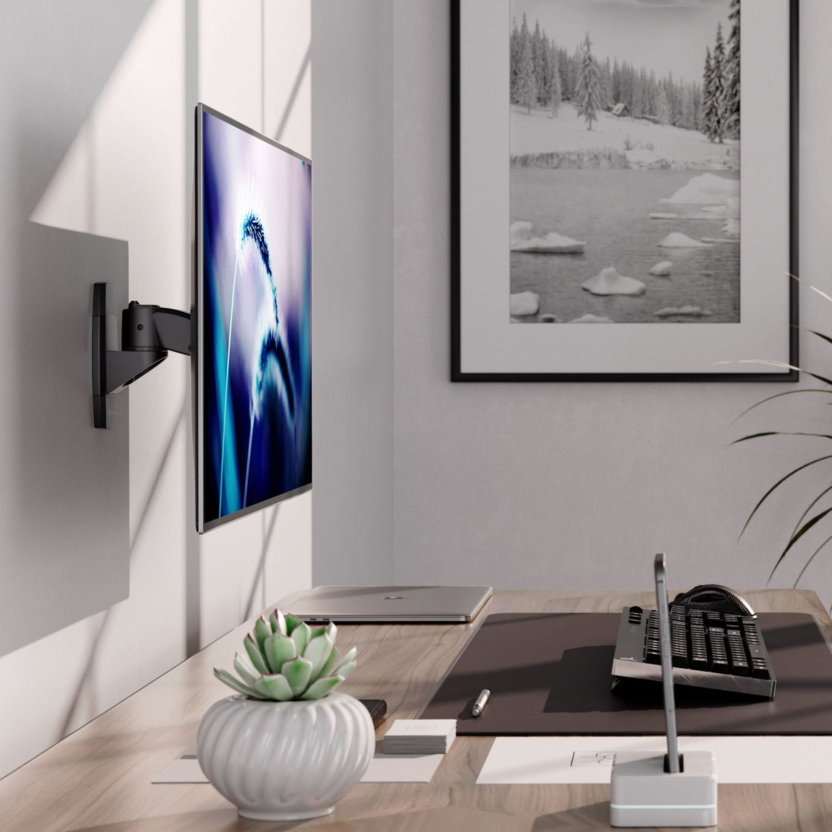 Monitor Mount - CLiX Series Single Monitor Wall Mount - Mount-It! -