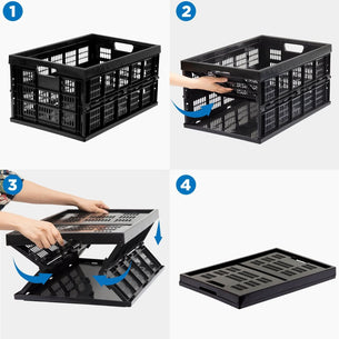 Storage Crate - Collapsible Storage Crate - Mount-It! - WI-3002 Storage Crate - Collapsible Storage Crate - Mount-It! - WI-3002