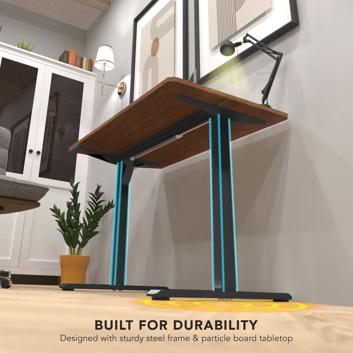 Standing Desk - Compact Electric Standing Desk with 40" Tabletop - Mount-It! -