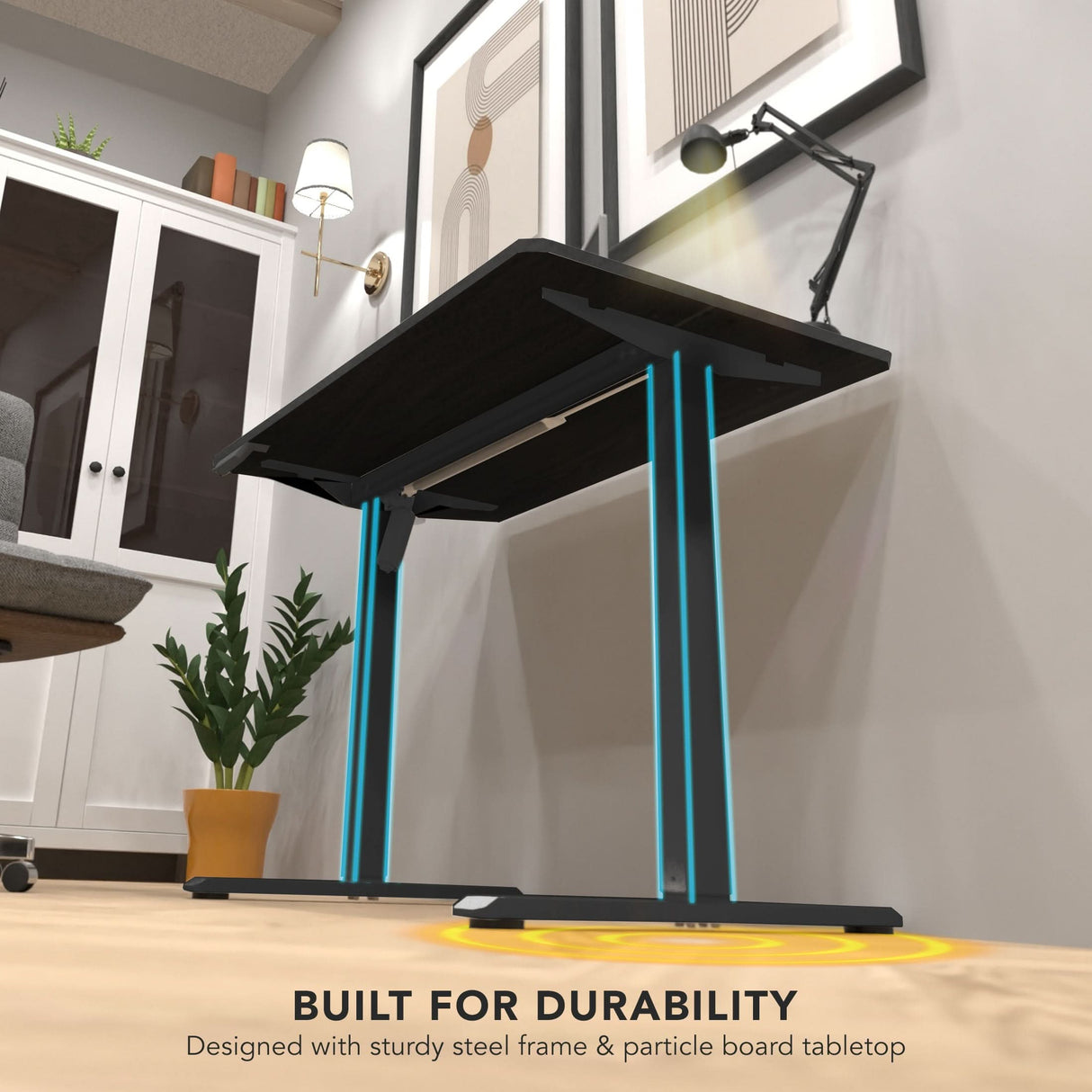 Standing Desk - Compact Electric Standing Desk with 40" Tabletop - Mount-It! -