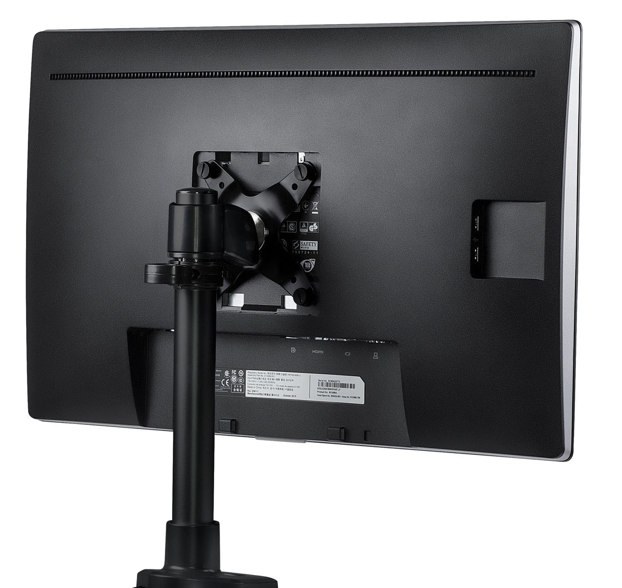Compact Single Monitor Desk Mount with Clamp Monitor Mount - Compact Single Monitor Desk Mount - Mount-It! - MI-31116B