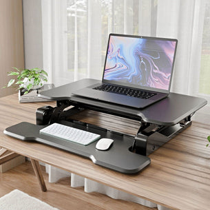 Desk Converters - Compact Standing Desk Converter with 30" Desktop - Mount-It! - Desk Converters - Compact Standing Desk Converter with 30" Desktop - Mount-It! -