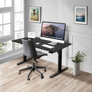 Standing Desk - Electric Standing Desk with 55" Tabletop - Black Base - Mount-It! - Standing Desk - Electric Standing Desk with 55" Tabletop - Black Base - Mount-It! -