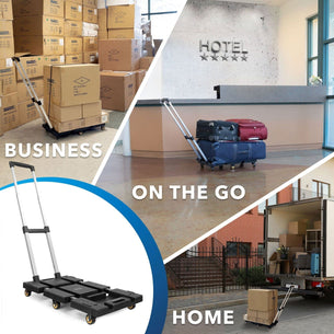 Hand Truck - Folding Hand Truck Dolly - Mount-It! - MI-954 Hand Truck - Folding Hand Truck Dolly - Mount-It! - MI-954