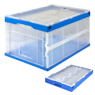 Storage Crate - Folding Plastic Storage Crates - Mount-It! - MI-909 Storage Crate - Folding Plastic Storage Crates - Mount-It! - MI-909