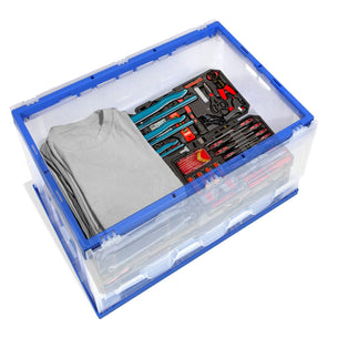 Storage Crate - Folding Plastic Storage Crates - Mount-It! - MI-909 Storage Crate - Folding Plastic Storage Crates - Mount-It! - MI-909