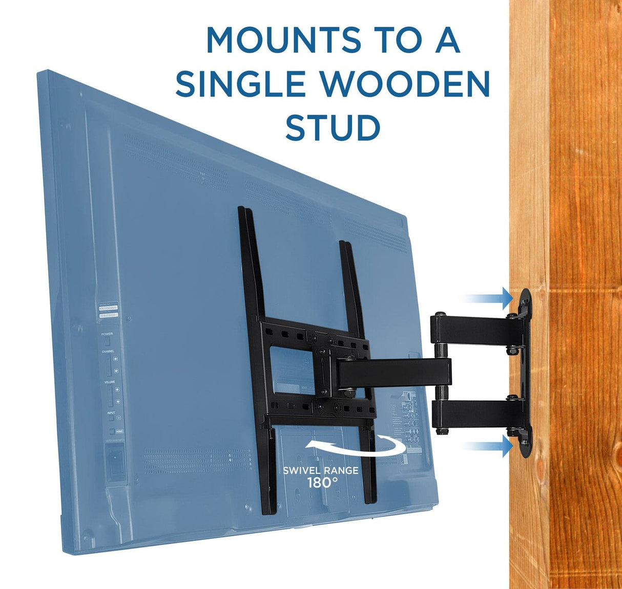 Full Motion Corner TV Wall Mount TV Mount - Full Motion Corner TV Wall Mount - Mount-It! - MI-4471