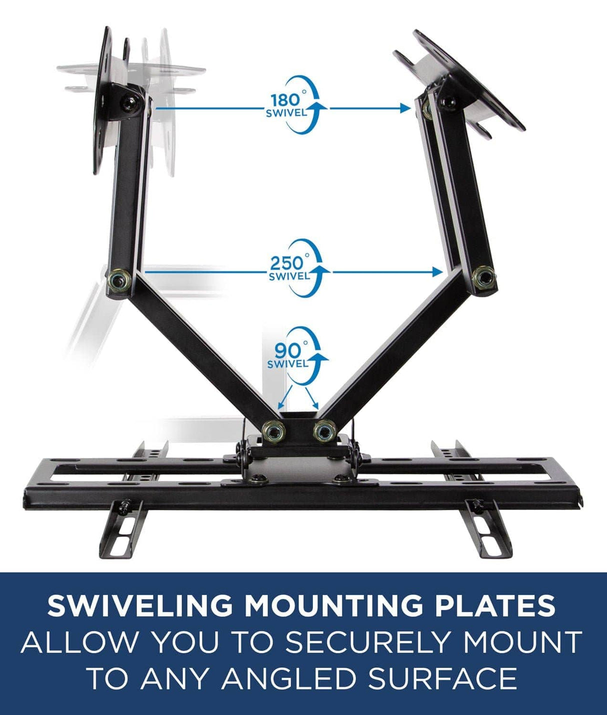 Full Motion Corner TV Wall Mount TV Mount - Full Motion Corner TV Wall Mount - Mount-It! - MI-4481