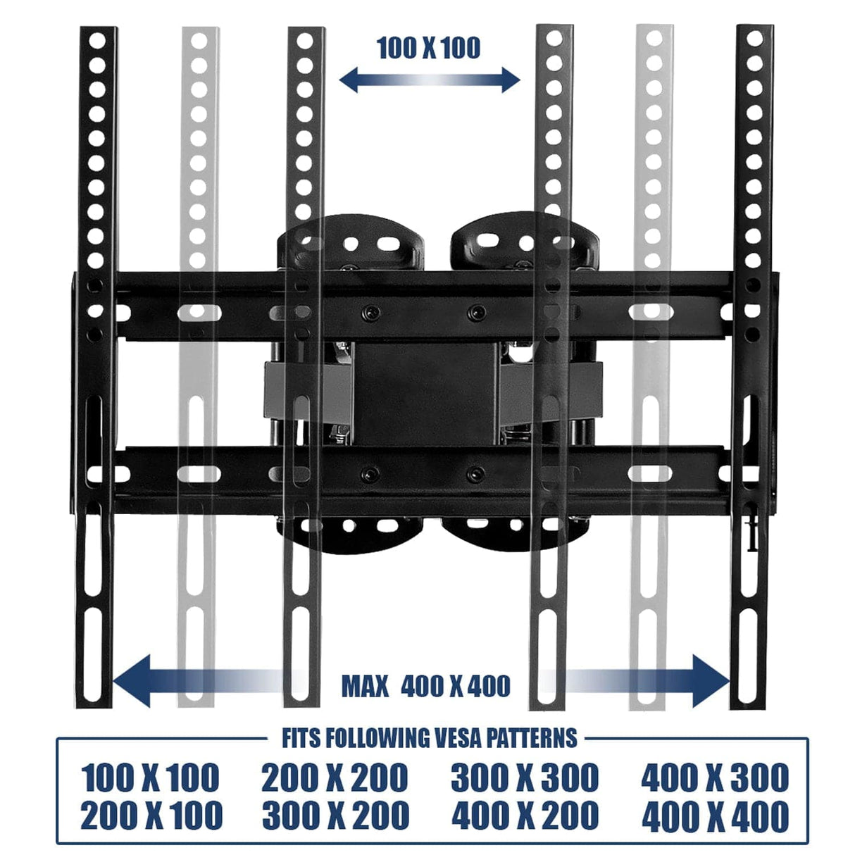 Full Motion Corner TV Wall Mount TV Mount - Full Motion Corner TV Wall Mount - Mount-It! - MI-4481