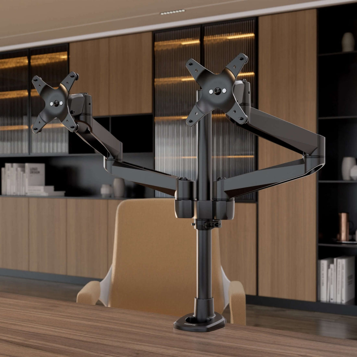 Monitor Mount - Full Motion Dual Monitor Desk Mount - Mount-It! -