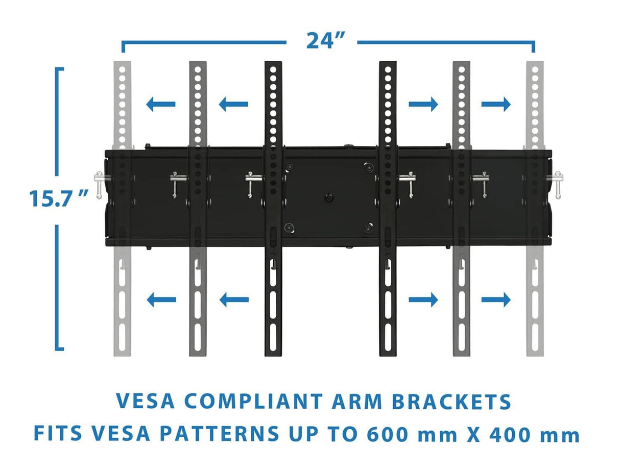 TV Mount - Full-Motion High Weight Capacity TV Mount - Mount-It! - MI-346L