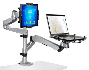 Laptop Mount - Full Motion Laptop and Tablet Desk Mount - Mount-It! - MI-73716 Laptop Mount - Full Motion Laptop and Tablet Desk Mount - Mount-It! - MI-73716