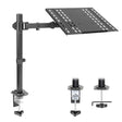 Full Motion Laptop Desk Mount with Cooling Tray Laptop Mount - Full Motion Laptop Desk Mount with Cooling Tray - Mount-It! - MI-7352LT
