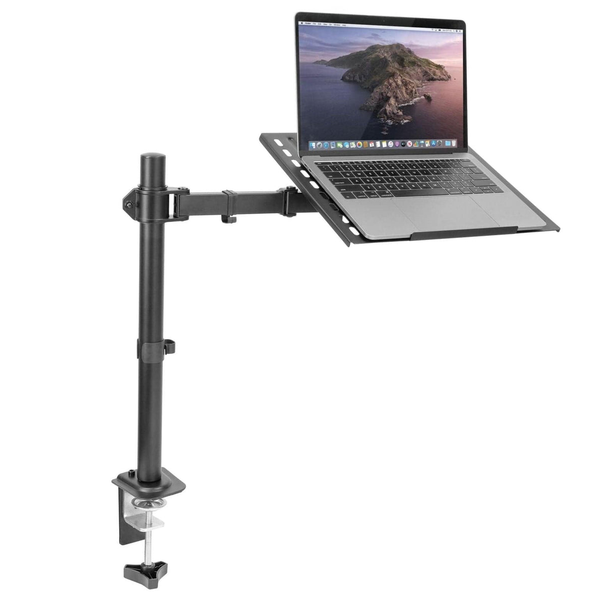 Full Motion Laptop Desk Mount with Cooling Tray Laptop Mount - Full Motion Laptop Desk Mount with Cooling Tray - Mount-It! - MI-7352LT