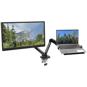 Laptop Mount - Full Motion Monitor and Laptop Mount - Mount-It! - MI-6352LTMN Laptop Mount - Full Motion Monitor and Laptop Mount - Mount-It! - MI-6352LTMN