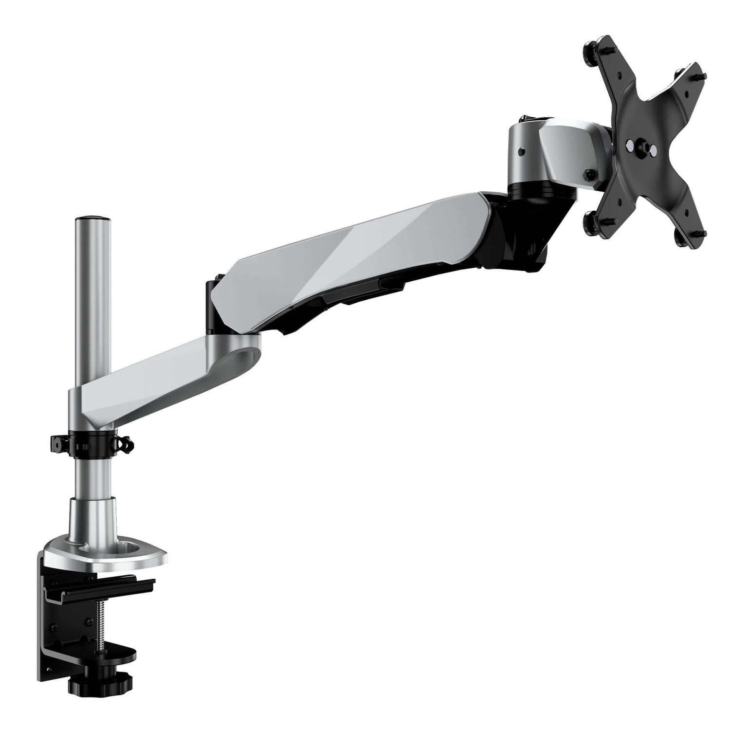 Monitor Mount - Full Motion Single Monitor Desk Mount with Gas Spring Arm - Mount-It! -