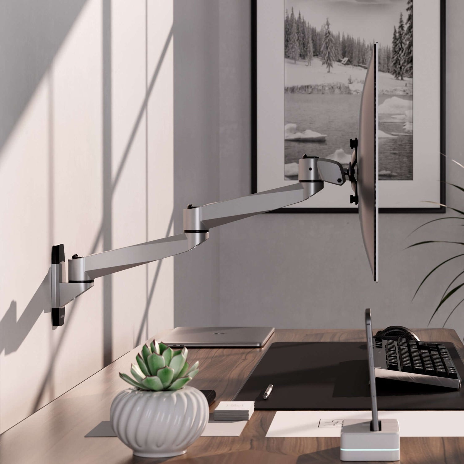 Monitor Mount - Full Motion Single Monitor Wall Mount - Mount-It! -