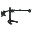 Full Motion Triple Monitor Desk Stand Monitor Stands - Full Motion Triple Monitor Desk Stand - Mount-It! - MI-789