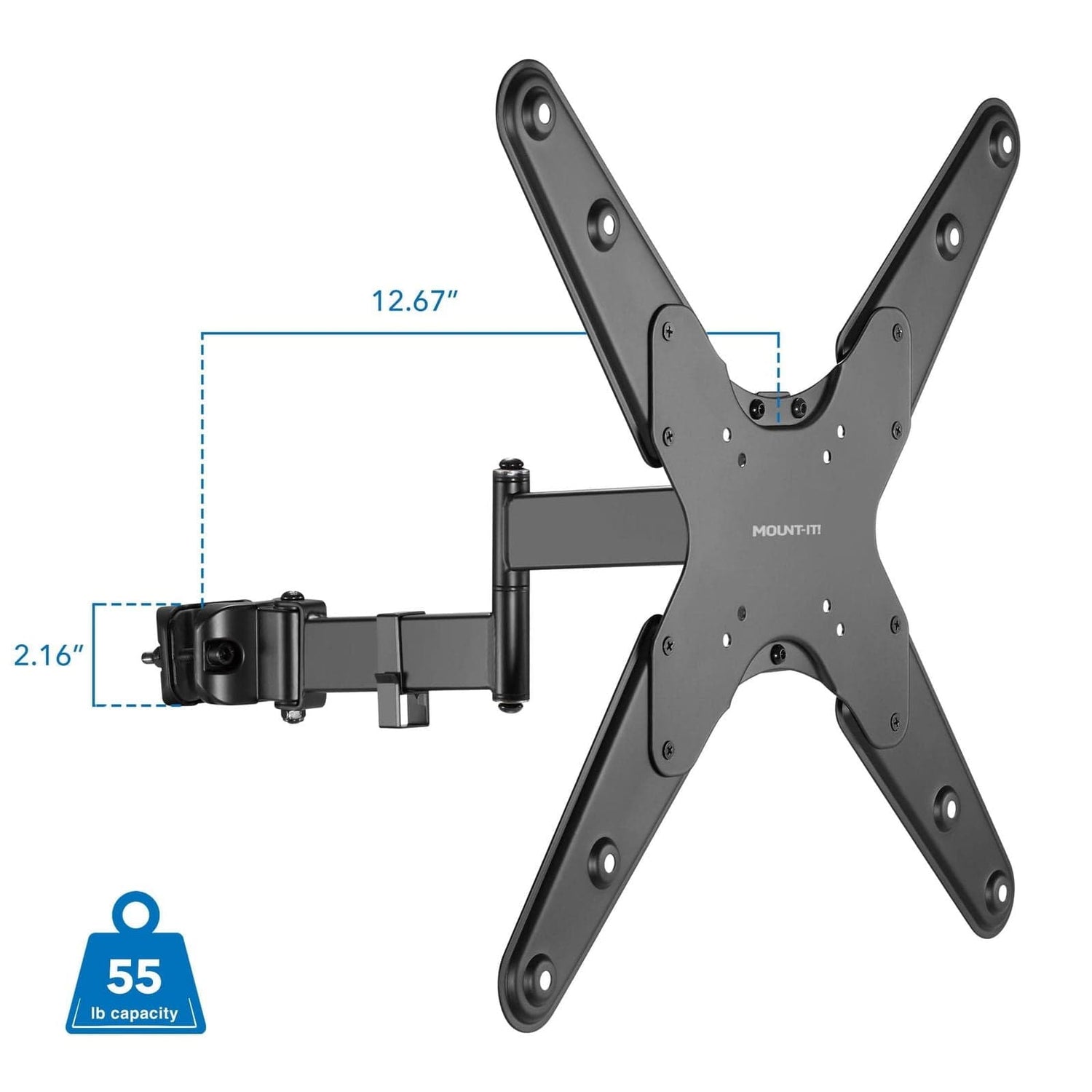 TV Mount - Full Motion TV Pole Mount - Mount-It! - MI-391XL