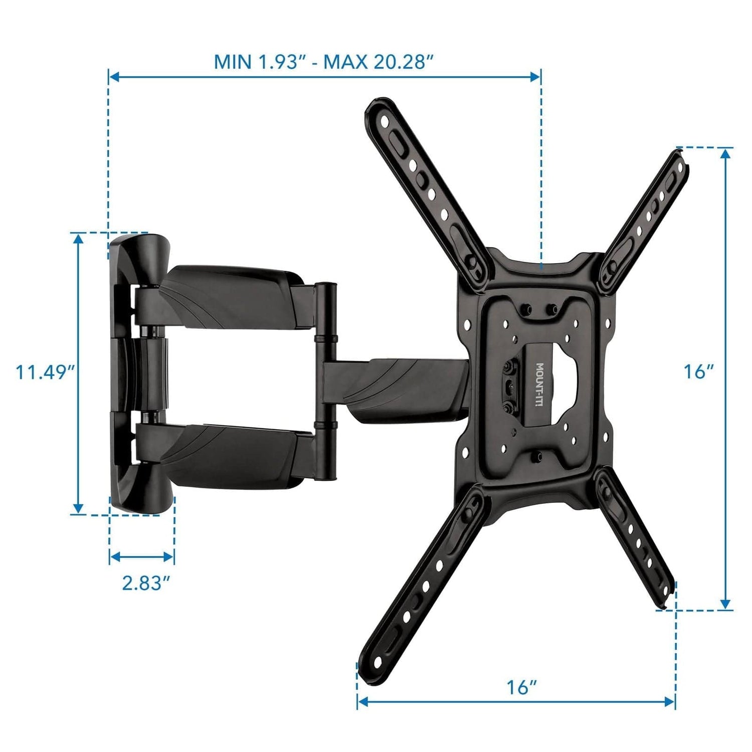 TV Mount - Full Motion TV Wall Mount - Mount-It! - MI-14002