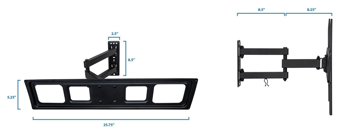 Full Motion TV Wall Mount TV Mount - Full Motion TV Wall Mount - Mount-It! - MI-3991L