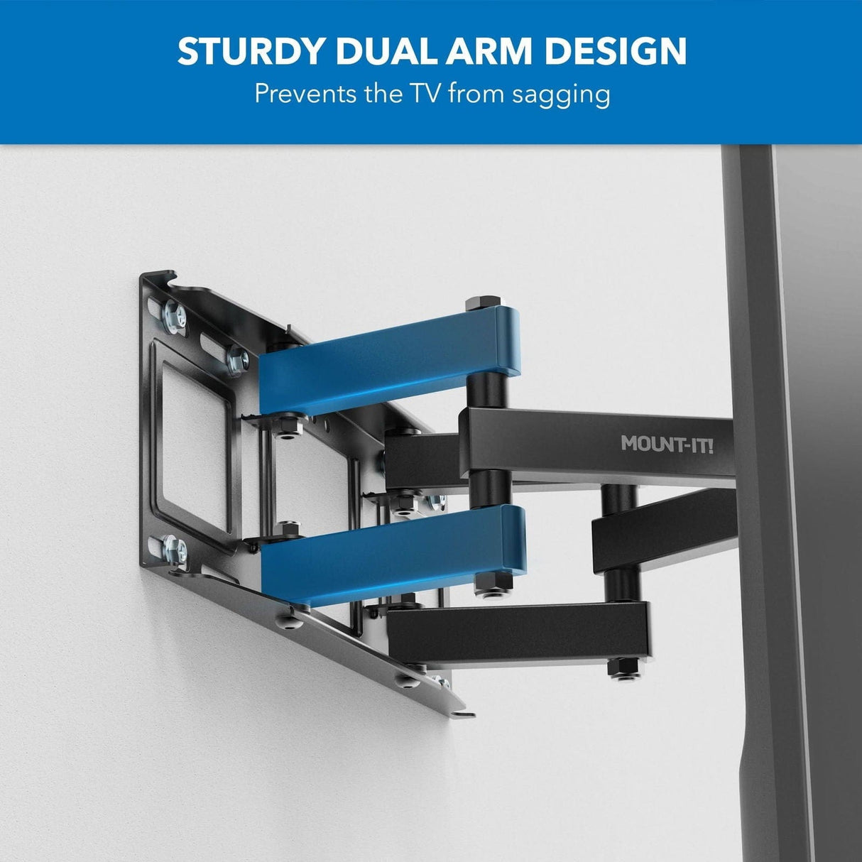 Full Motion TV Wall Mount TV Mount - Full Motion TV Wall Mount - Mount-It! - MI-4112