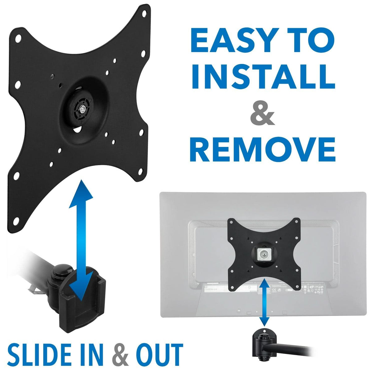 Full Motion TV Wall Mount TV Mount - Full Motion TV Wall Mount - Mount-It! - MI-4151