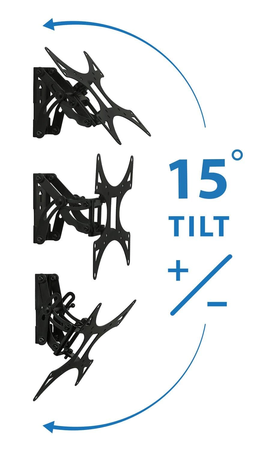 Full Motion TV Wall Mount w/ Extension TV Mount - Full Motion TV Wall Mount w/ Extension - Mount-It! - MI-4601