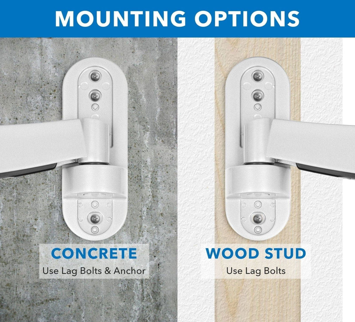 Full Motion TV Wall Mount w/ Gas Spring Arm TV Mount - Full Motion TV Wall Mount w/ Gas Spring Arm - Mount-It! - MI-442