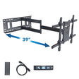 Full Motion TV Wall Mount with Extra Long Extension TV Mount - Full Motion TV Wall Mount with Extra Long Extension - Mount-It! - MI-397