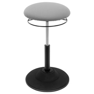 Grey Desk Accessories - Height Adjustable Standing Desk Stool - Mount-It! - MI-932 Grey Desk Accessories - Height Adjustable Standing Desk Stool - Mount-It! - MI-932