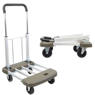 Hand Truck - Heavy Duty Folding Platform Cart with Expandable Base - Mount-It! - MI-950 Hand Truck - Heavy Duty Folding Platform Cart with Expandable Base - Mount-It! - MI-950