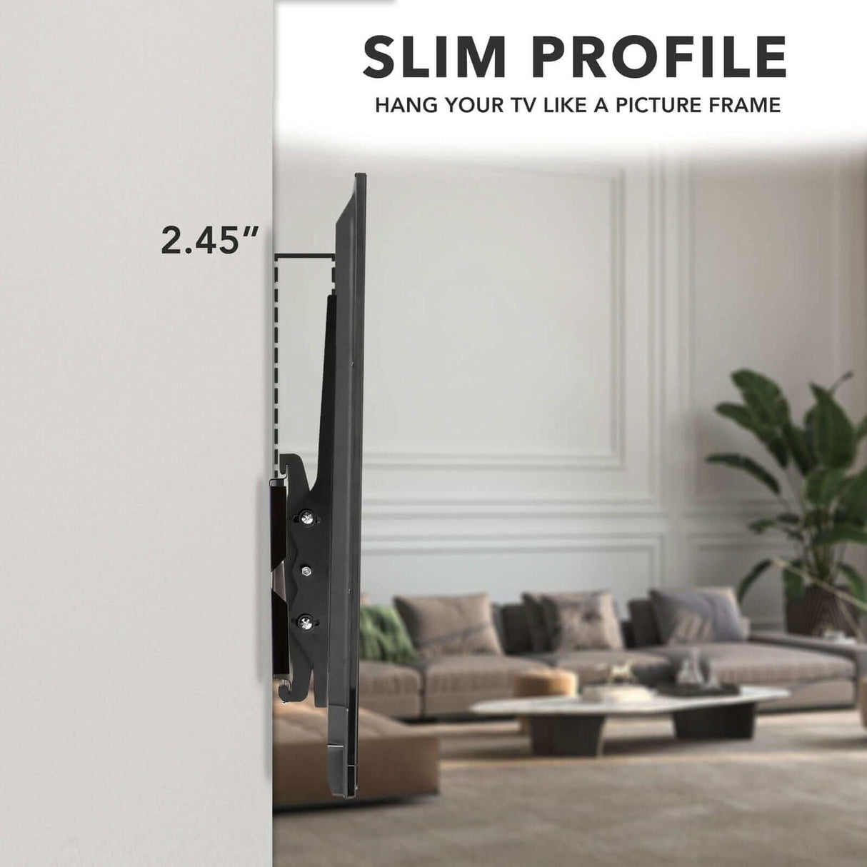 Heavy-Duty Tilt TV Wall Mount TV Mount - Heavy-Duty Tilt TV Wall Mount - Mount-It! - MI-2303L