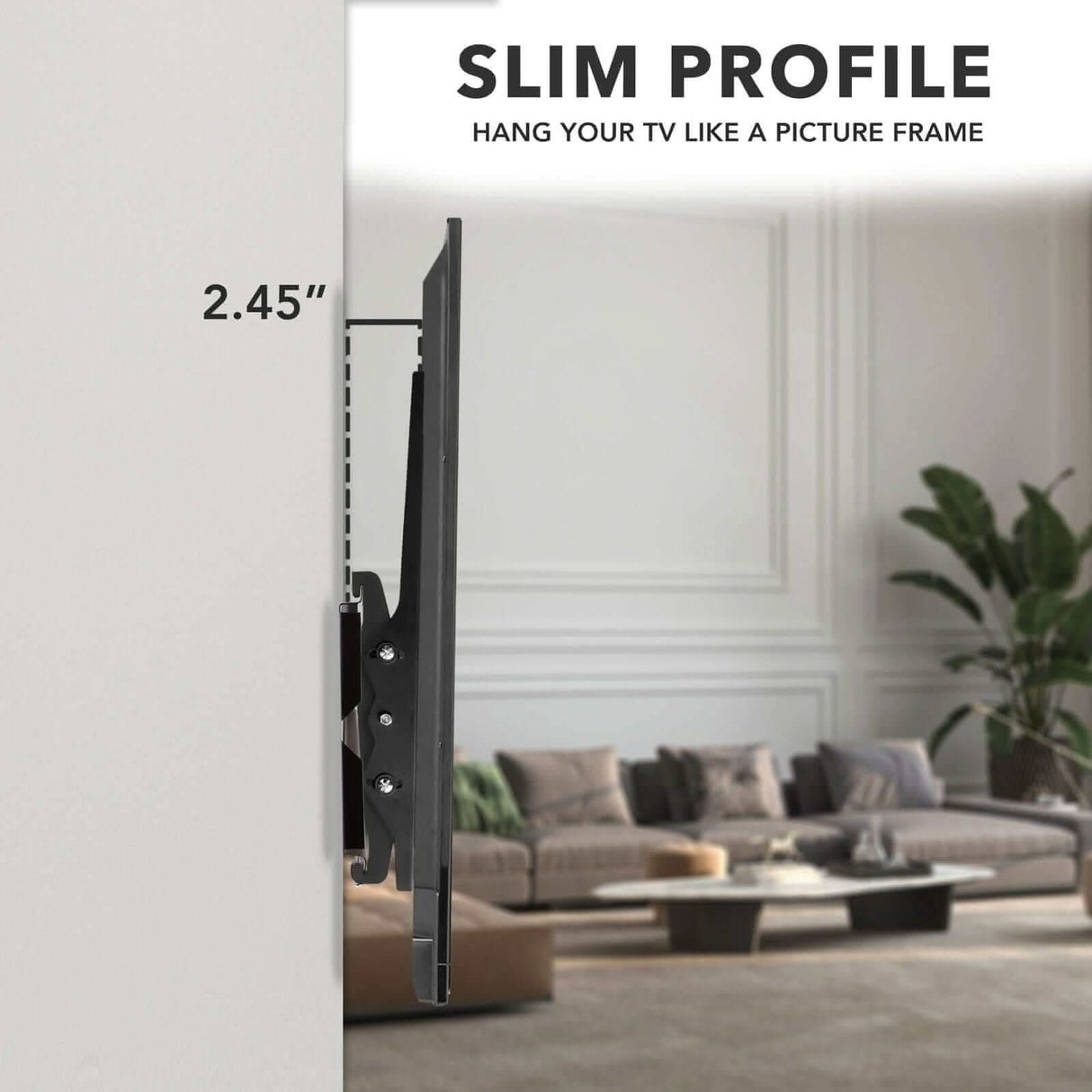 TV Mount - Heavy-Duty Tilt TV Wall Mount - Mount-It! - MI-2303L