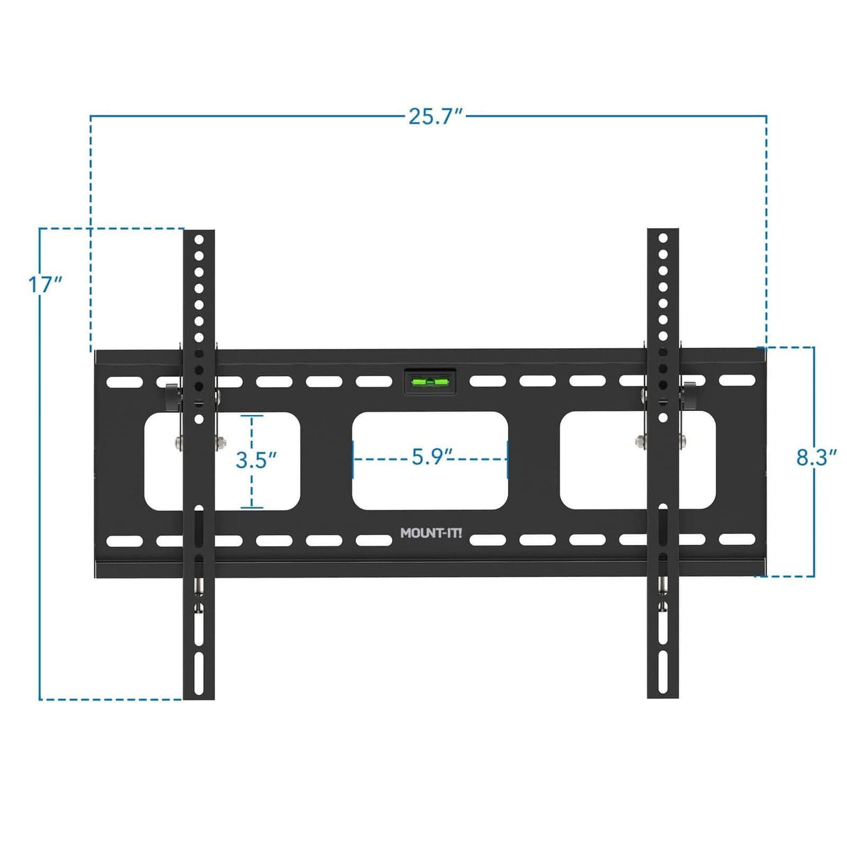 TV Mount - Heavy-Duty Tilt TV Wall Mount with Low Profile - Mount-It! - MI-318B