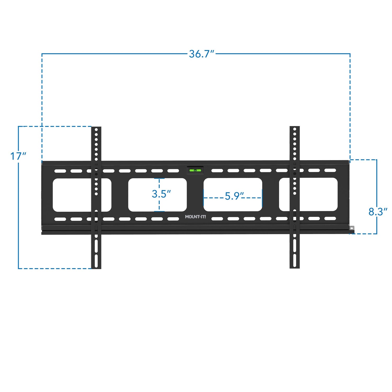 TV Mount - Heavy-Duty Ultra Low Profile TV Wall Mount with Locking Feature - Mount-It! - MI-305L
