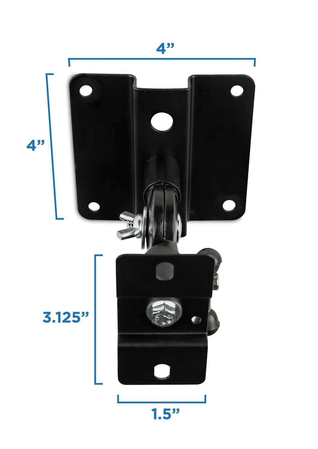 Heavy Duty Universal Speaker Mounts for Walls/Ceiling - Black Speaker Mount - Heavy Duty Universal Speaker Mounts for Walls/Ceiling - Black - Mount-It! - MI-SB03