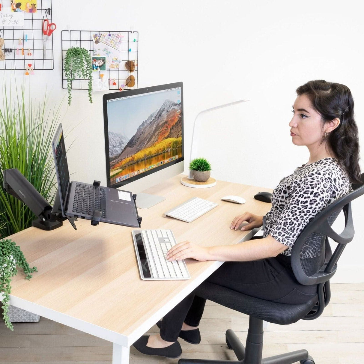 Laptop Mount - Height Adjustable Laptop Desk Mount - Mount-It! - MI-6352LT