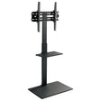 Height Adjustable TV Stand with Shelf TV Stand - Height Adjustable TV Stand with Shelf - Mount-It! - MI-1877