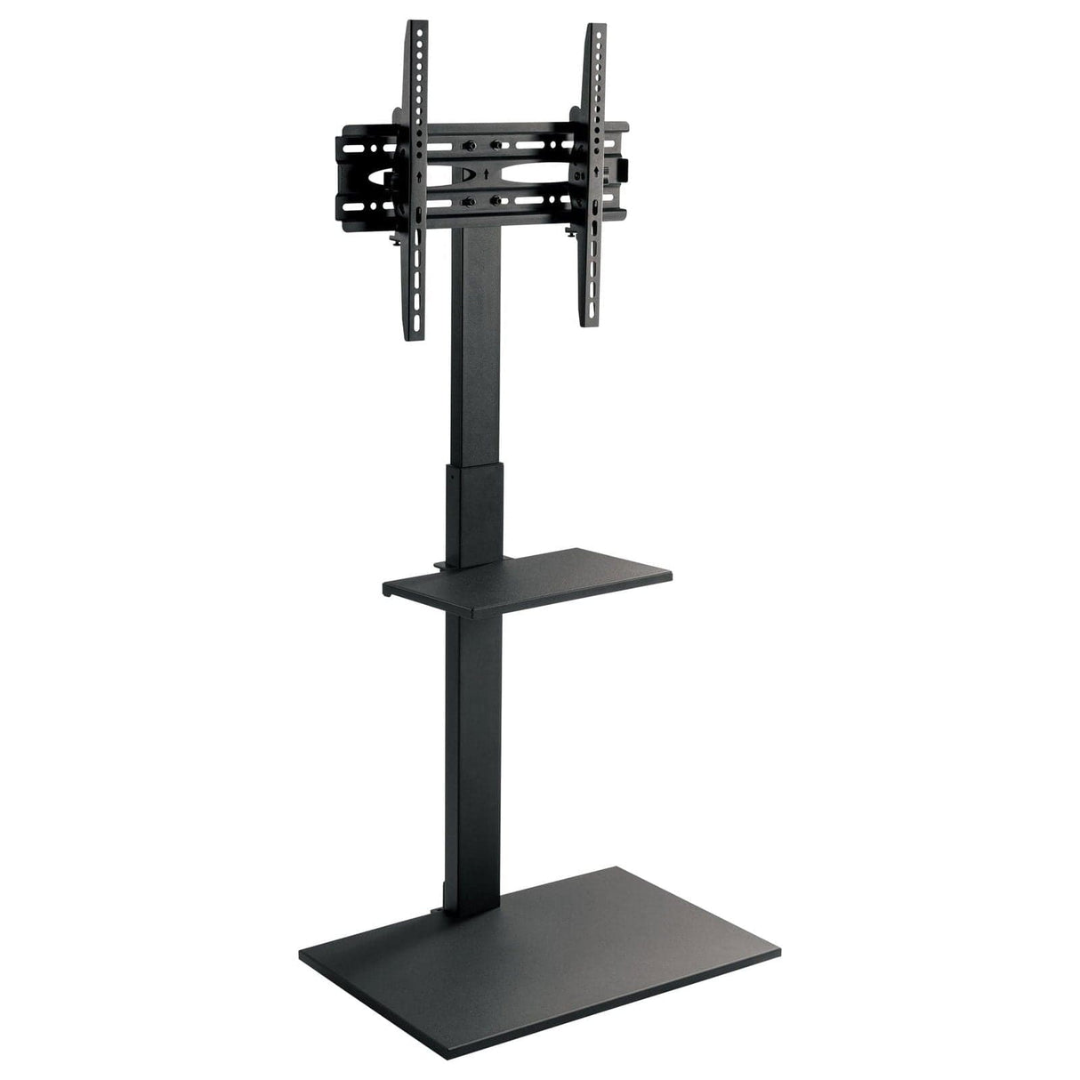 Height Adjustable TV Stand with Shelf TV Stand - Height Adjustable TV Stand with Shelf - Mount-It! - MI-1877