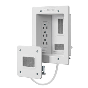 TV Accessories - In-Wall TV Cable Concealer with Recessed Power - Mount-It! - MI-7284 TV Accessories - In-Wall TV Cable Concealer with Recessed Power - Mount-It! - MI-7284