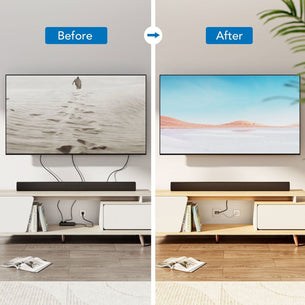 TV Accessories - In-Wall TV Cable Concealer with Recessed Power - Mount-It! - MI-7284 TV Accessories - In-Wall TV Cable Concealer with Recessed Power - Mount-It! - MI-7284